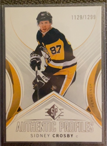 2024-25 Upper Deck SP Authentic Profiles #AP-5 Sidney Crosby — front