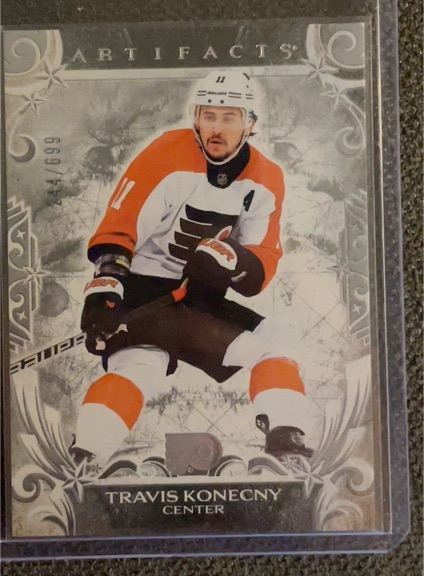 2024-25 Upper Deck Artifacts Silver #145 Travis Konecny — front