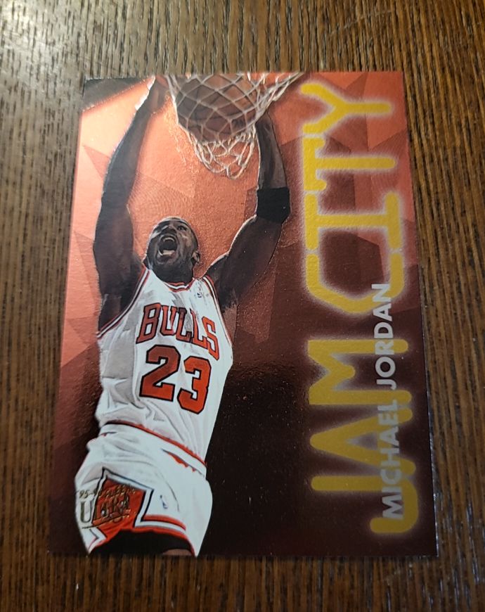 1995-96 Fleer Ultra #3 Jam City Michael Jordan — front