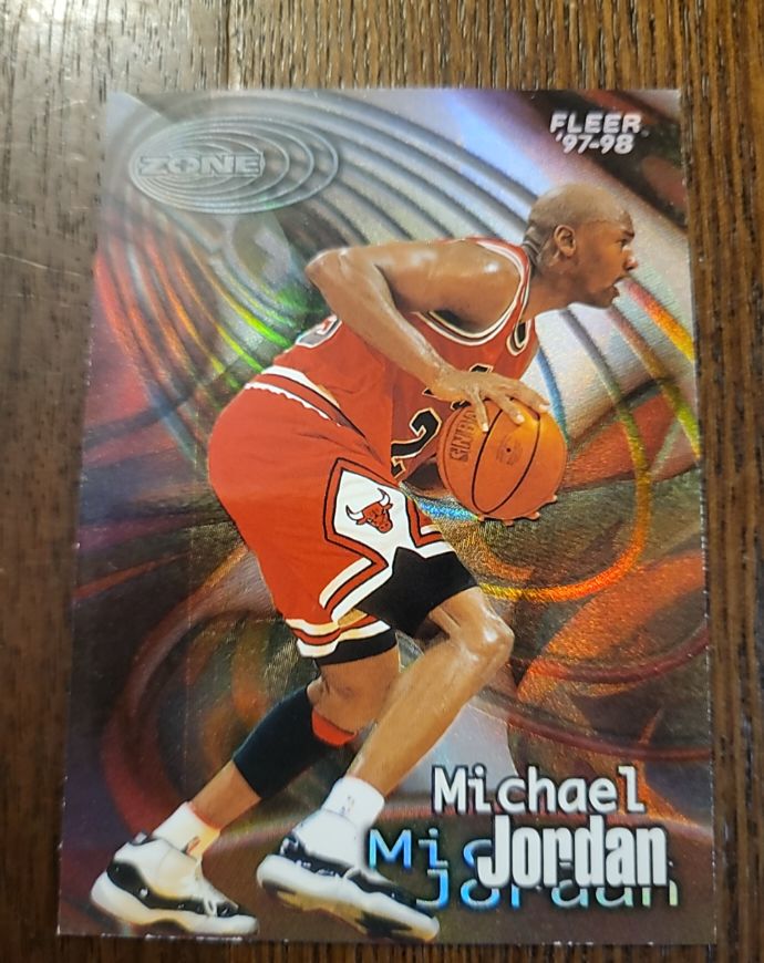 1997-98 Fleer Zone #10 Michael Jordan — front