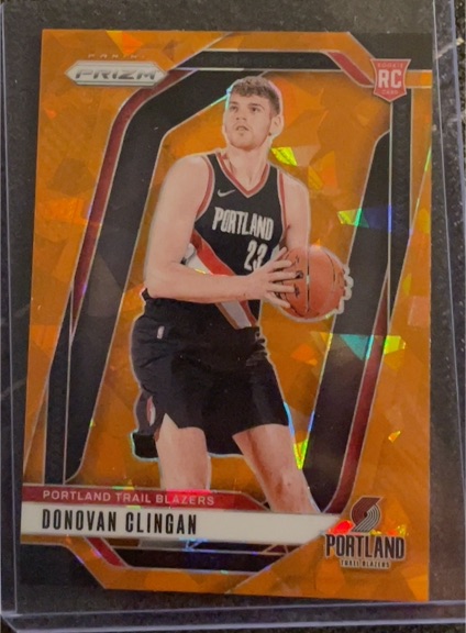 2024-25 Panini Prizm #221 Donovan Clingan — front