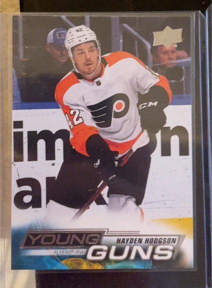 2022-23 Upper Deck #207 Hayden Hodgson Young Guns Rookie — front