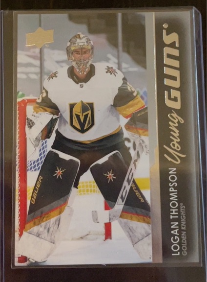 2021-22 Upper Deck #219 Logan Thompson Young Guns Rookie — front