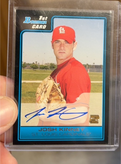 2006 Bowman #B123 Josh Kinney — front