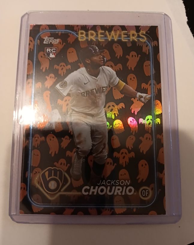 2024 Topps Holiday #H119 Jackson Chourio — front