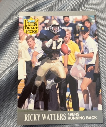 1991 Fleer Ultra Draft Picks #297 Ricky Watters — front