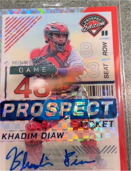 2024 Panini Prospect Edition #20 Khadim Diaw — front