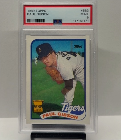 1989 Topps #583 Paul Gibson — front