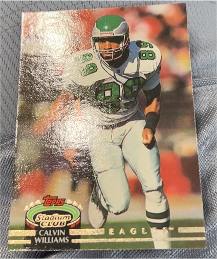 1992 Topps Stadium Club #89 Calvin Williams — front