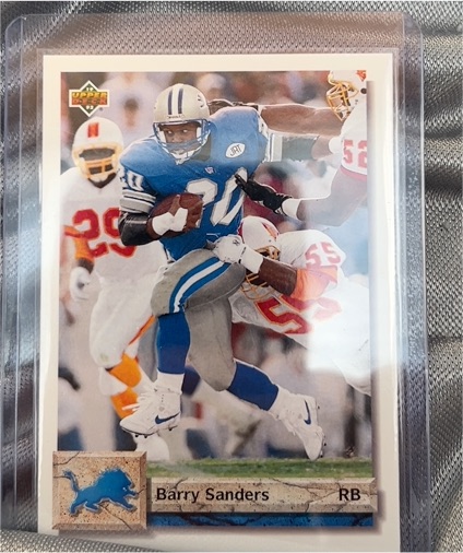 1992 Upper Deck #155 Barry Sanders — front