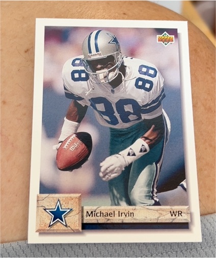 1992 Upper Deck #345 Michael Irvin — front