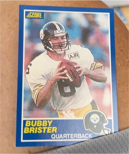 1989 Score #11 Bubby Brister — front