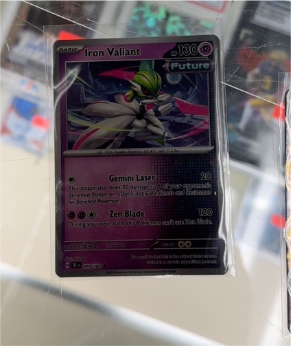 2024 Pokémon Temporal Forces #079 Iron Valiant — front