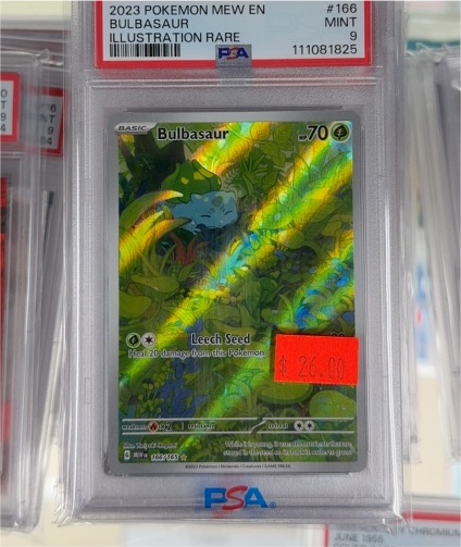 2023 Pokémon TCG Scarlet & Violet 151 #166 Bulbasaur Illustration Rare — front