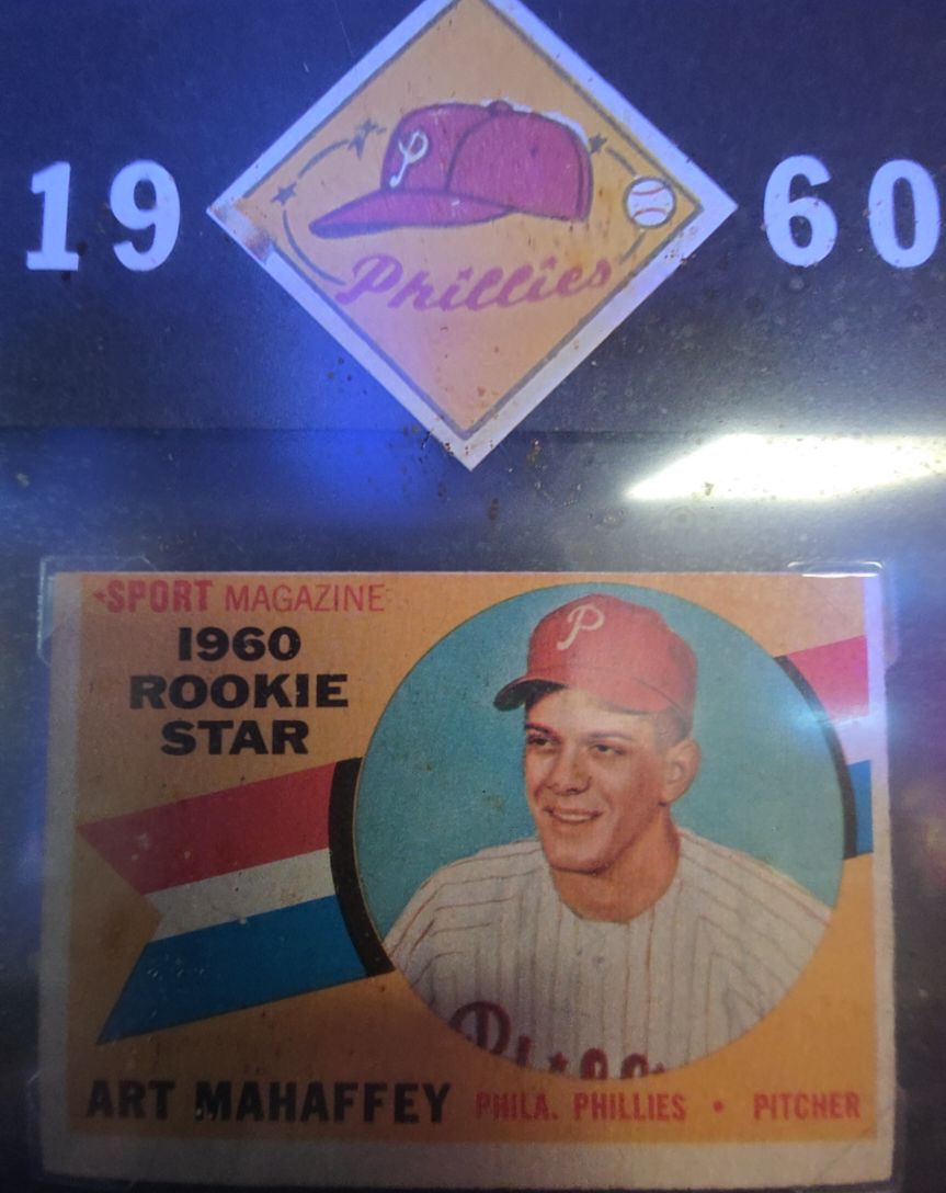 1960 Sport Magazine Rookie Star Art Mahaffey — front