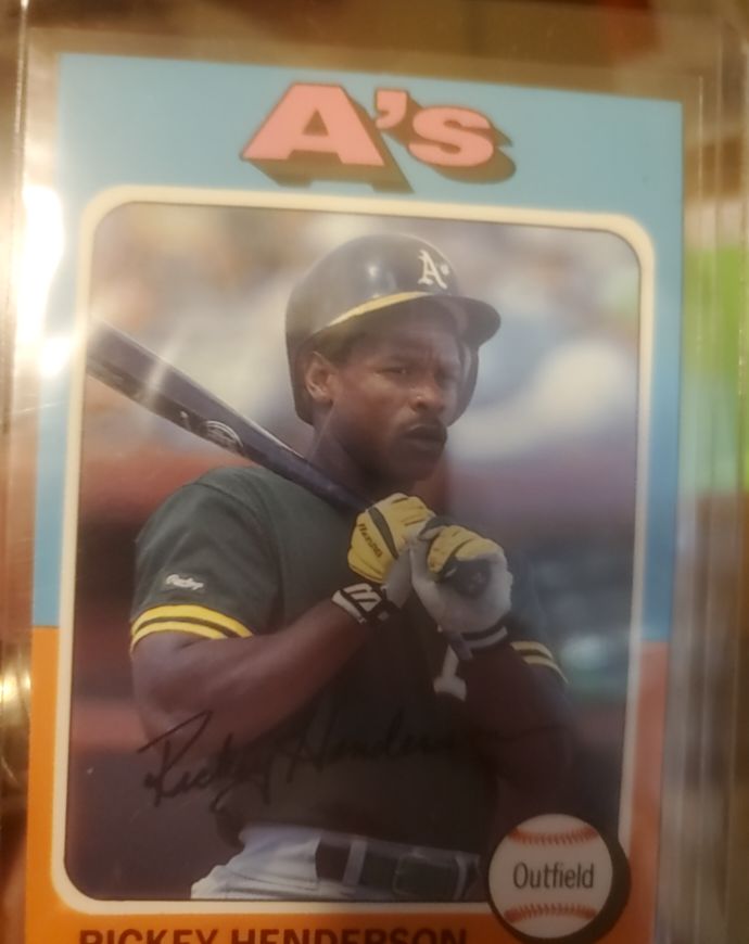 1975 Topps #350 Rickey Henderson — front