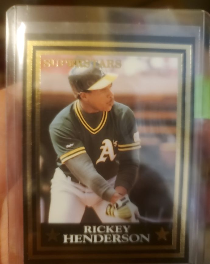 1987 Topps #39 Rickey Henderson — front