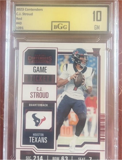 2023 Panini Contenders #40 C.J. Stroud — front