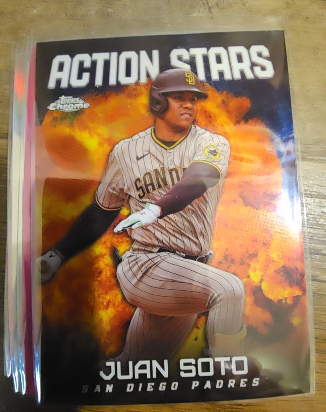 2023 Topps Chrome Update #ASC-19 Juan Soto Action Stars — front