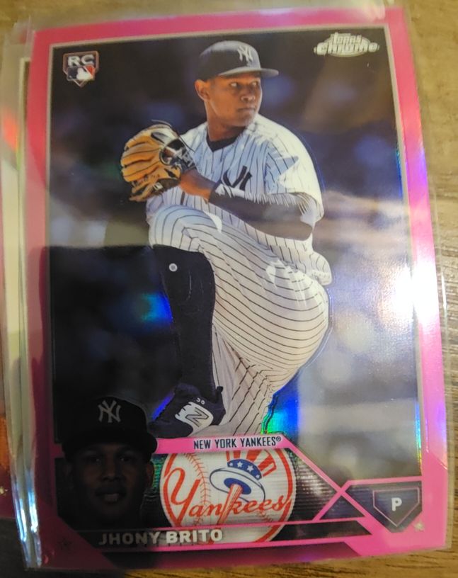 2023 Topps Chrome Update #USC81 Jhony Brito — front