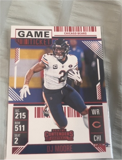 2024 Panini Contenders #18 D.J. Moore — front