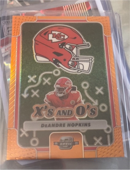2024 Panini Contenders Optic X's and O's #XO-DHS DeAndre Hopkins — front