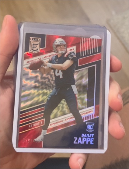 2022 Donruss Elite #107 Bailey Zappe — front