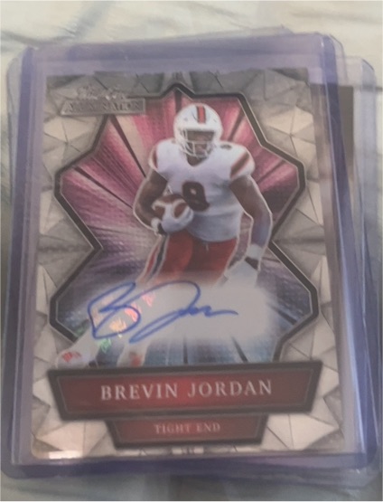 2021 Wild Card Alumination #ABC-A Brevin Jordan — front