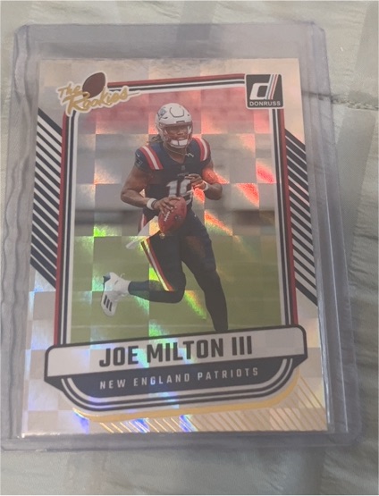 2024 Panini Donruss The Rookies #TR-10 Joe Milton III — front