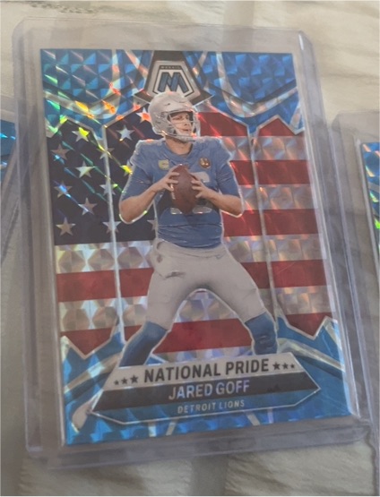 2024 Panini Mosaic #252 Jared Goff National Pride — front