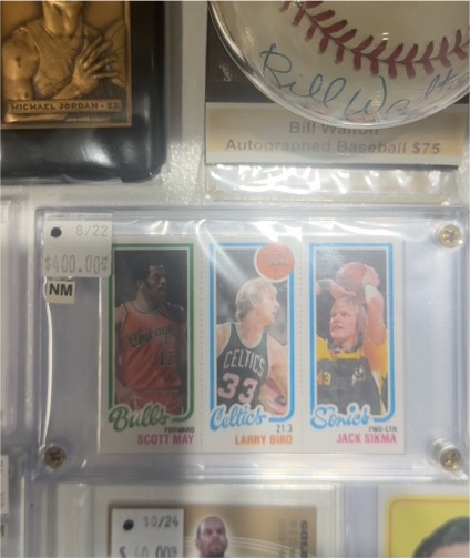 1980-81 Topps #232-30-47 Larry Bird, Jack Sikma, Scott May (RC) — front
