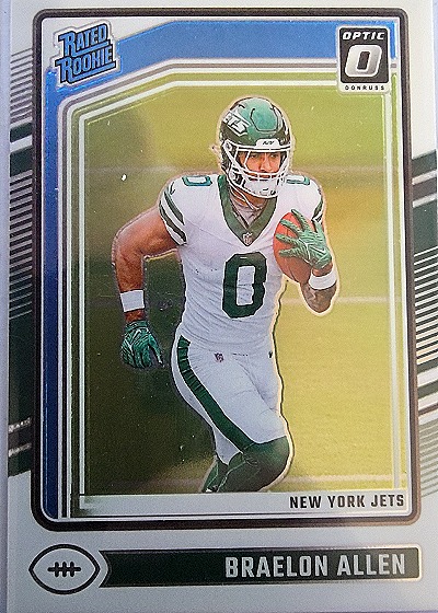 2024 Donruss Optic #211 Braelon Allen — front