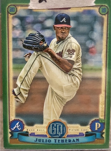 2019 Topps Gypsy Queen #8 Julio Teheran — front