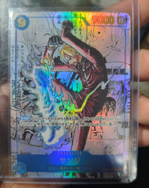 2025 ONE PIECE Card Game OP06-119 Sanji Manga Alt Art Comic Parallel — front