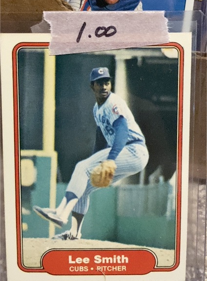 1982 Fleer #603 Lee Smith — front