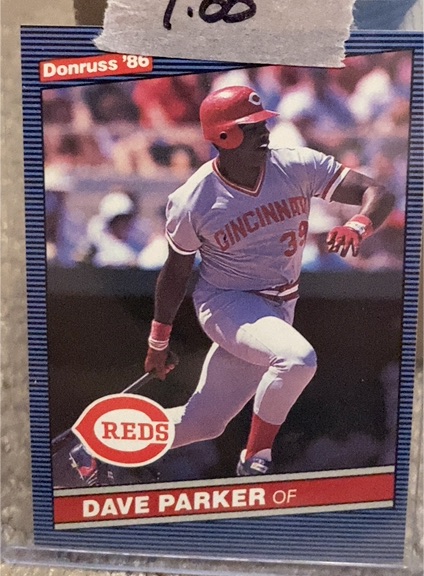 1986 Donruss #203 Dave Parker — front