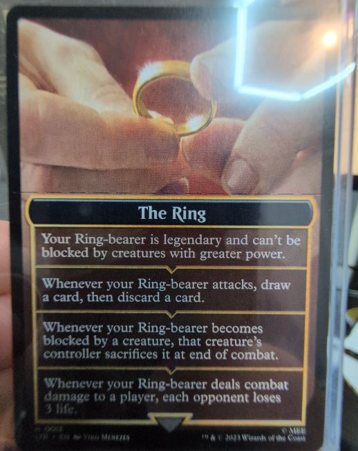 2023 Magic: The Lord of the Rings #0013 The Ring Helper Card — front