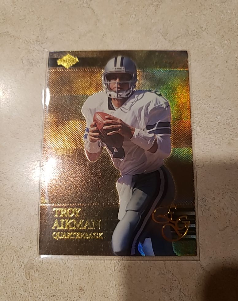 2000 Collector's Edge Gold #128 Troy Aikman — front