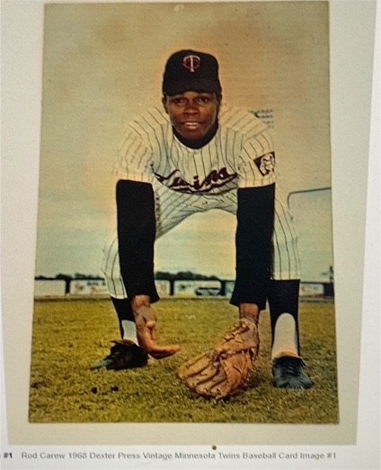 1968 Dexter Press #1 Rod Carew — front