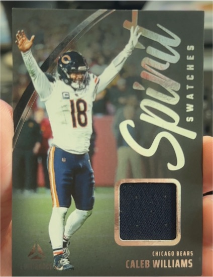 2025 Panini Luminance Spirit Swatches #SSW-CWI Caleb Williams — front