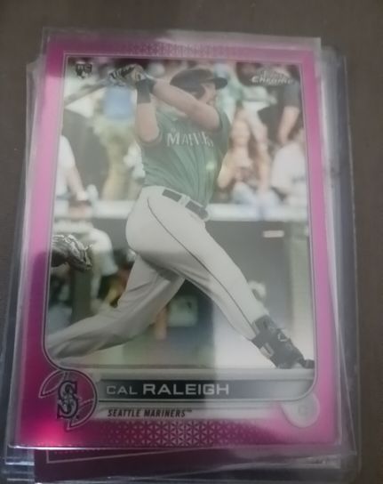 2022 Topps Chrome #149 Cal Raleigh — front