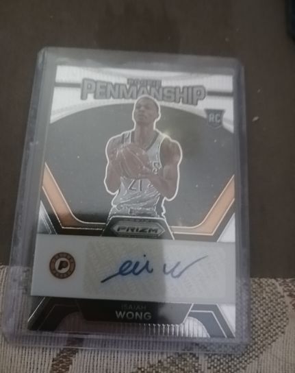 2023-24 Panini Prizm Penmanship #RP-JWO Jeremiah Wong — front