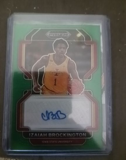 2022 Panini Prizm Draft Picks #DP-IZA Izaiah Brockington — front