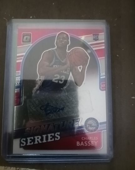 2021-22 Donruss Optic Signature Series #SS-CBA Charles Bassey — front