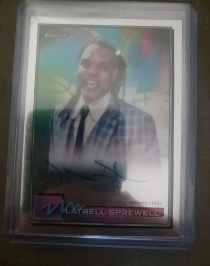 2021 Topps Finest #7 Latrell Sprewell — front