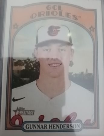 2021 Topps Heritage Minor League #85 Gunnar Henderson — front