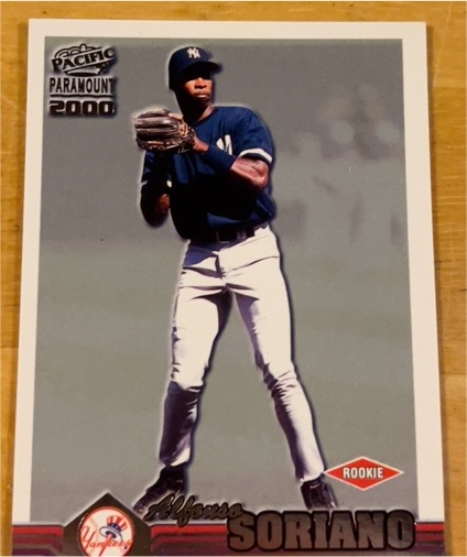 2000 Pacific Paramount #165 Alfonso Soriano — front