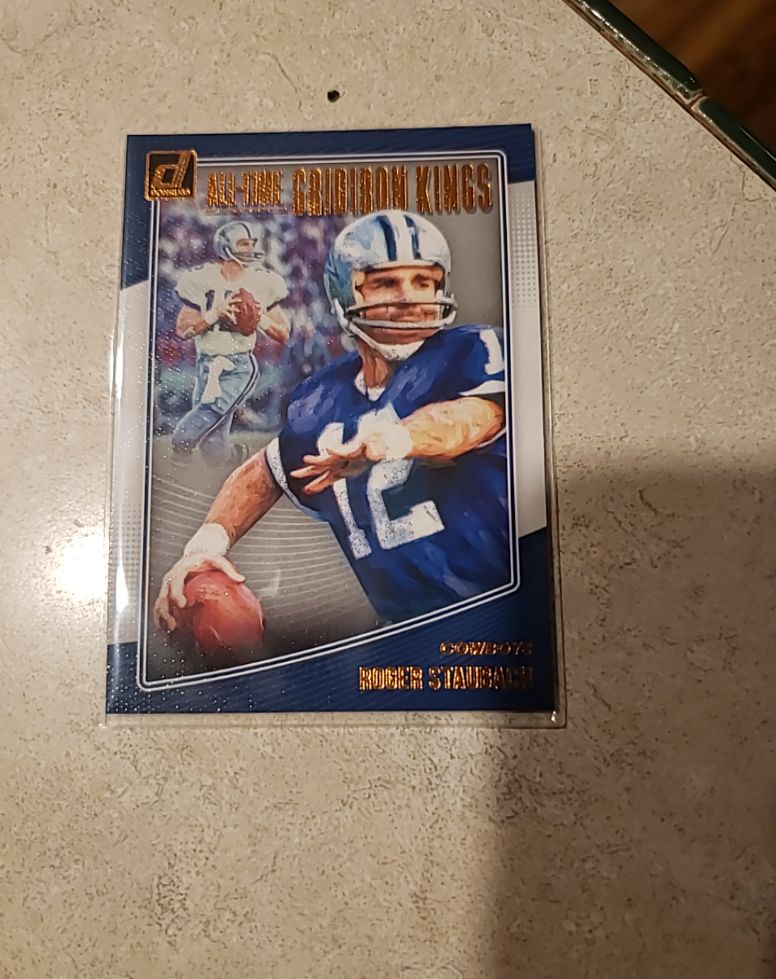 2018 Donruss #AGK-19 Roger Staubach All-Time Gridiron Kings — front