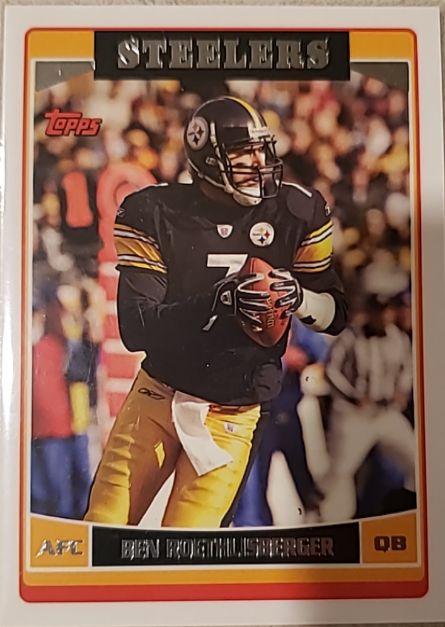 2006 Topps #214 Ben Roethlisberger — front
