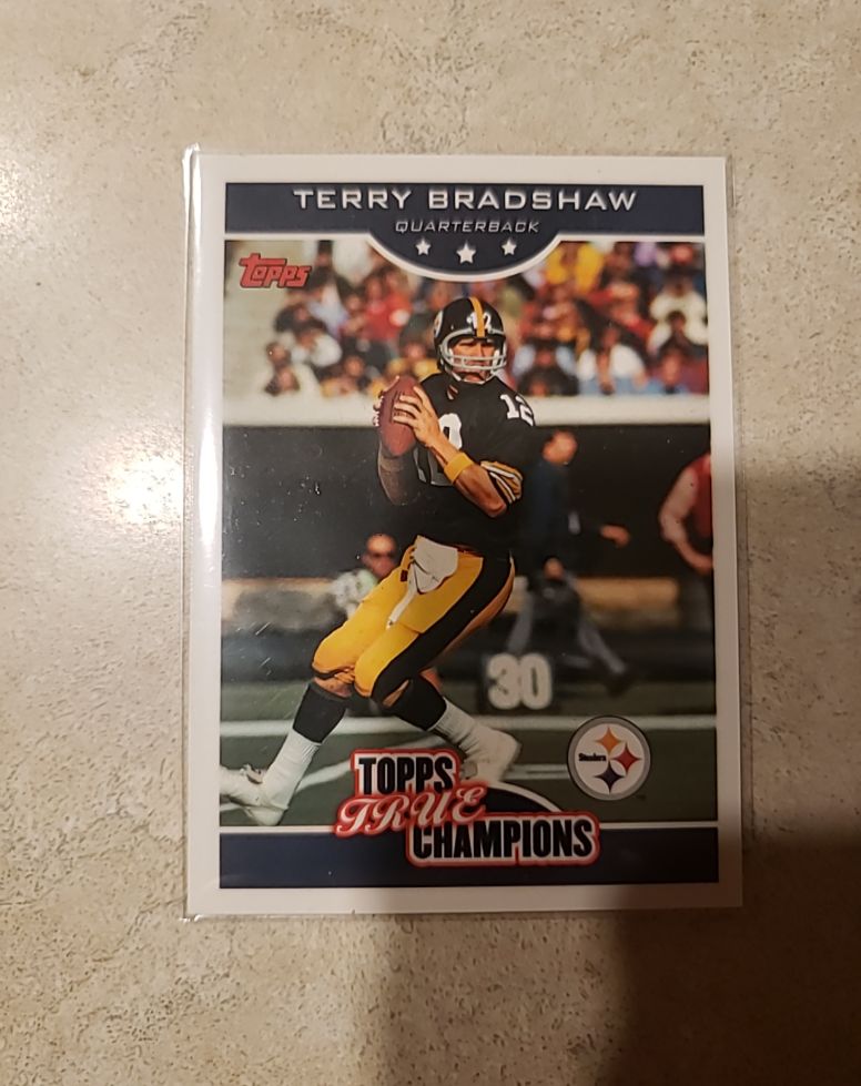 2006 Topps True Champions #14 Terry Bradshaw — front